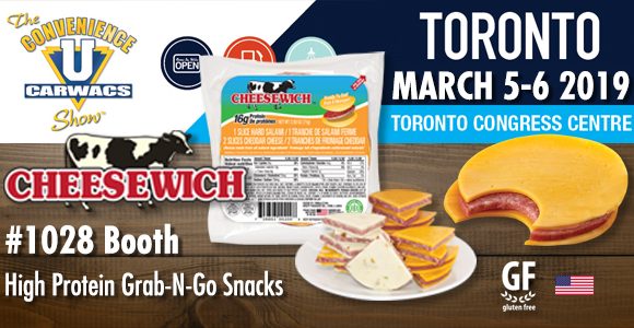 Convenience U Carwacs Show Visit Cheesewich™ at Booth 1028