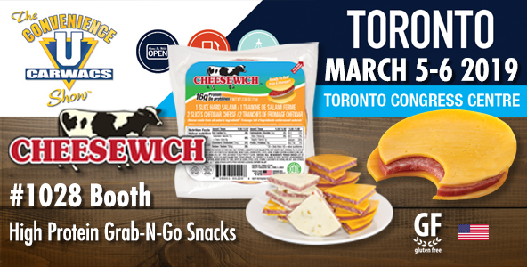 Convenience U Carwacs Show Visit Cheesewich™ at Booth 1028