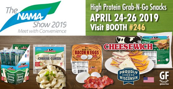 NAMA 2019 April 24-26 | Cheesewich Factory Booth 246