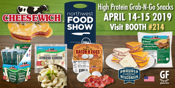 Northwest Food Show Visit Cheesewich™ at Booth 214 April 14-15th
