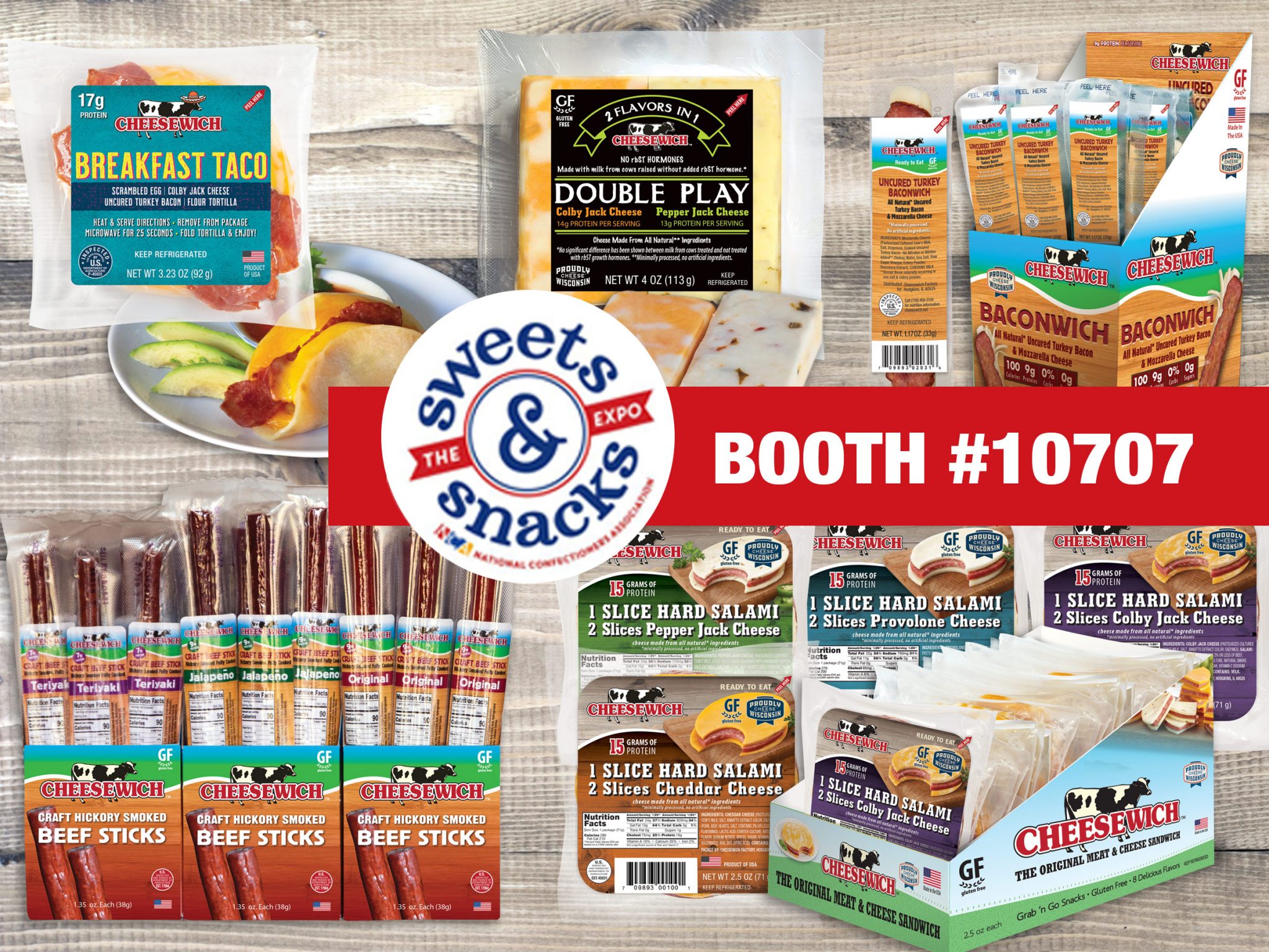 Sweets & Snacks Expo 2021 Booth 10707 – Cheesewich