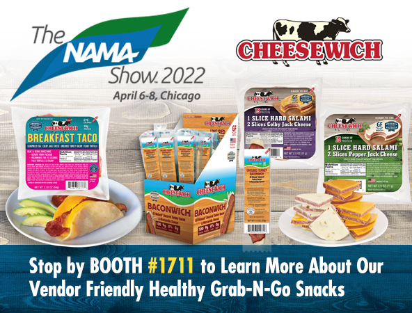 Visit Booth 1711 To Taste & Order Award Winning Grab-N-Go Hot New Products