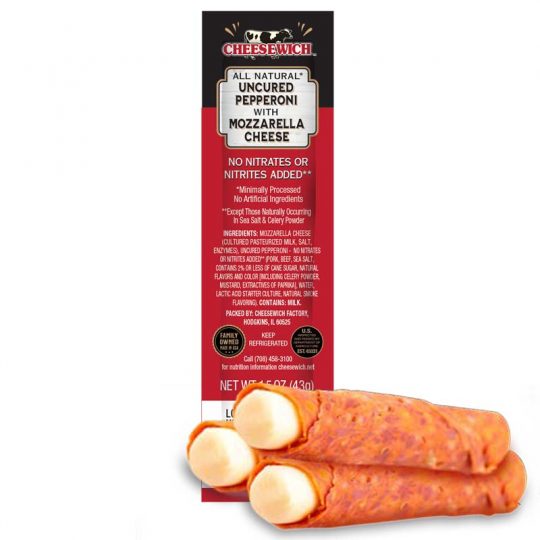 Cheesewich uncured pepperoni-mozzarella upc 709893091224